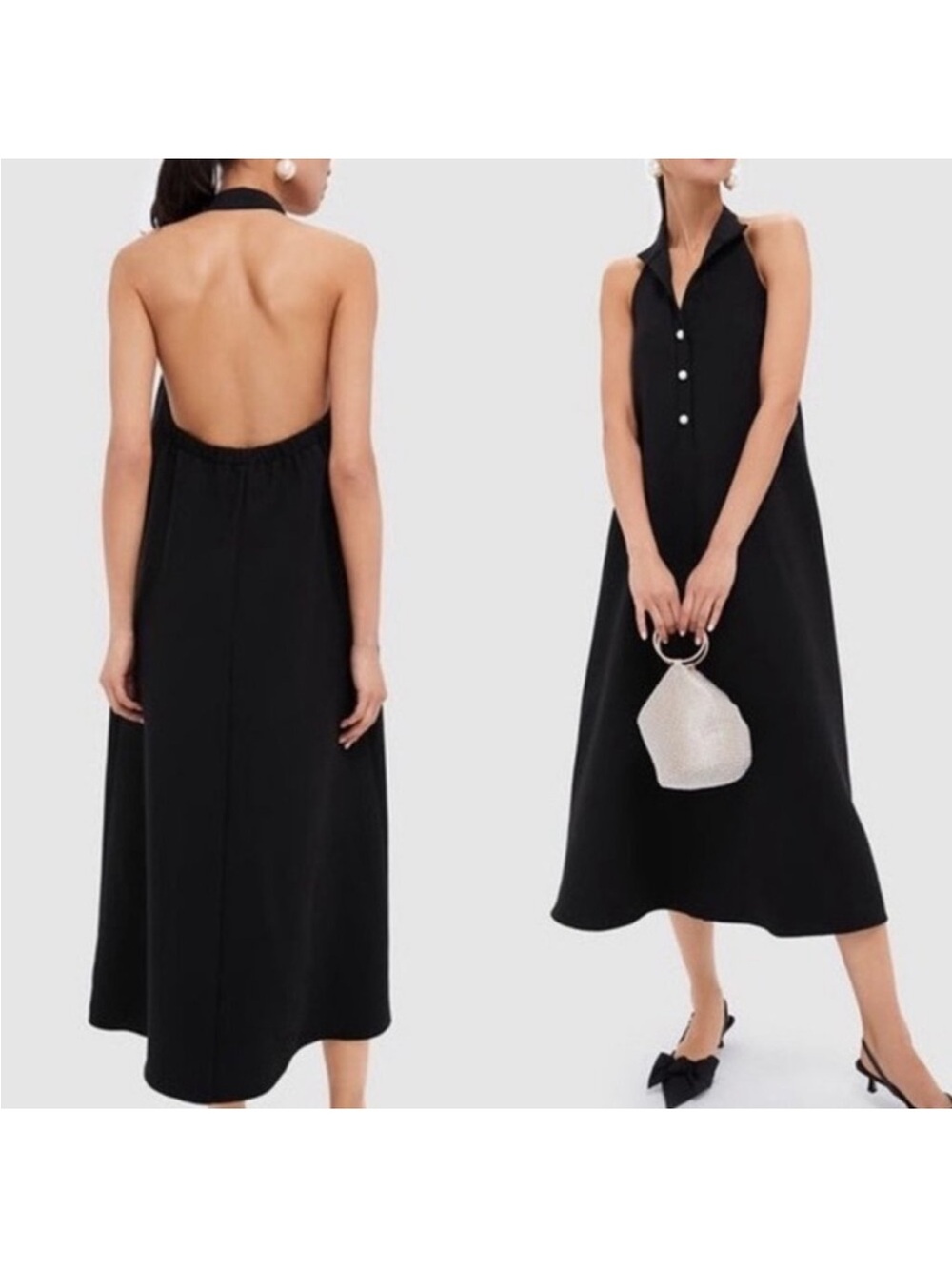 Tuckernuck Black Jagger Dress Large NEW